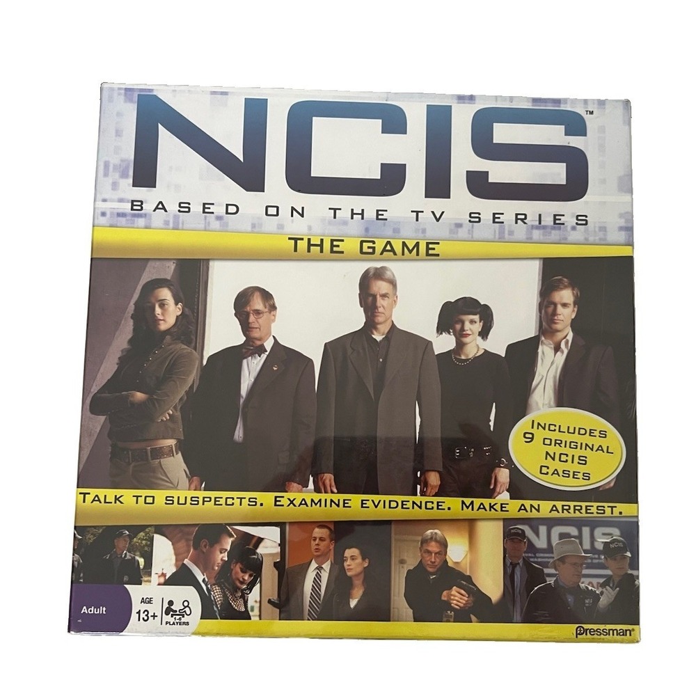 (5)new NCIS The Game Based On The TV Series Board Game  Pressman 2010